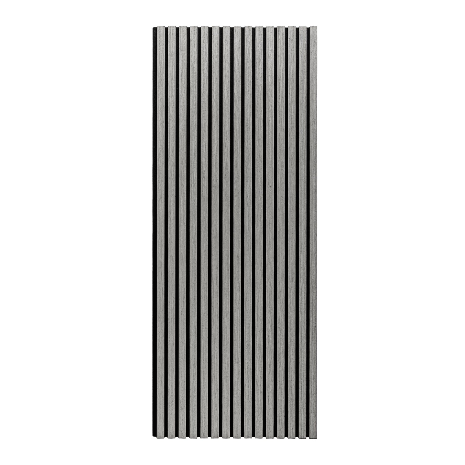 Mozart - Set di 2 pannelli fonoassorbenti decorativi in legno 235x60 cm, grigio