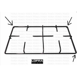 GRIGLIA 2 FUOCHI CUCINA LOFRA 430 X 222 A 3 PIEDINI POGGIA PENTOLA - LOFRA