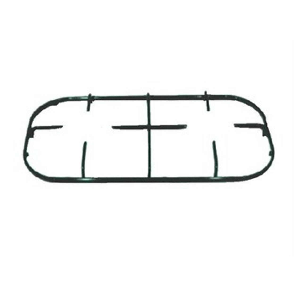 GRIGLIA 2 FUOCHI PIATTINA NERA CUCINA PIANO COTTURA ILVE 449X226  - Smalvic