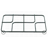 GRIGLIA CUCINA 2 FUOCHI 406X240 SOVRANA ROSIERES - 2 PIOLI - Candy Hoover Iberna Zerowatt