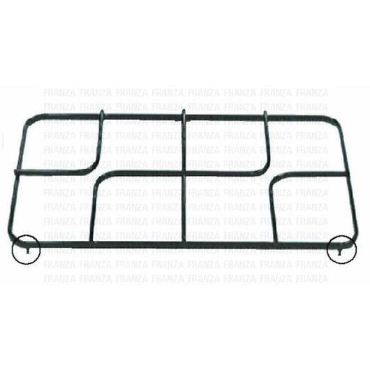 GRIGLIA CUCINA 2 FUOCHI 406X240 SOVRANA ROSIERES - 2 PIOLI - Candy Hoover Iberna Zerowatt