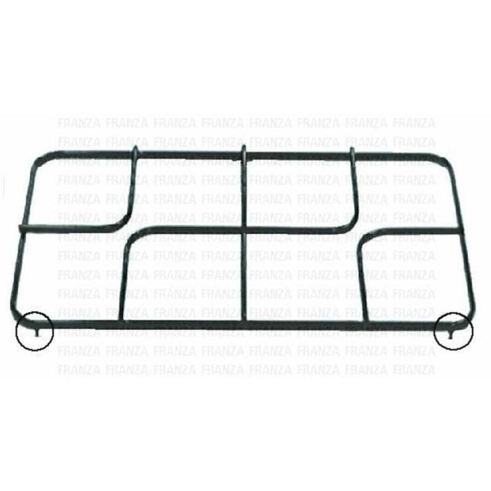 GRIGLIA CUCINA 2 FUOCHI 406X240 SOVRANA ROSIERES - 2 PIOLI - Candy Hoover Iberna Zerowatt