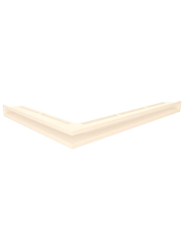 Griglia di ventilazione Angolare per camino 60x800x600 - Loft Angle destra crema