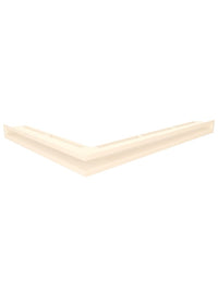 Griglia di ventilazione Angolare per camino 60x800x600 - Loft Angle destra crema