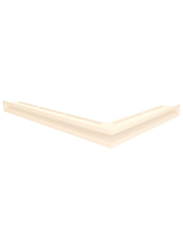 Griglia di ventilazione Angolare per camino 60x800x600 - Loft Angle sinistra crema