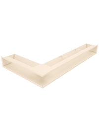 Griglia di ventilazione Angolare per camino 95x800x450 - Loft Angle destra crema