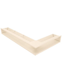 Griglia di ventilazione Angolare per camino 95x800x450 - Loft Angle sinistra crema