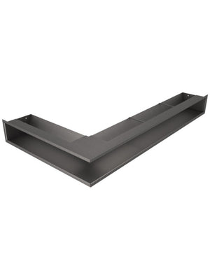 Griglia di ventilazione Angolare per camino 95x800x450 - Loft Angle destra grafite
