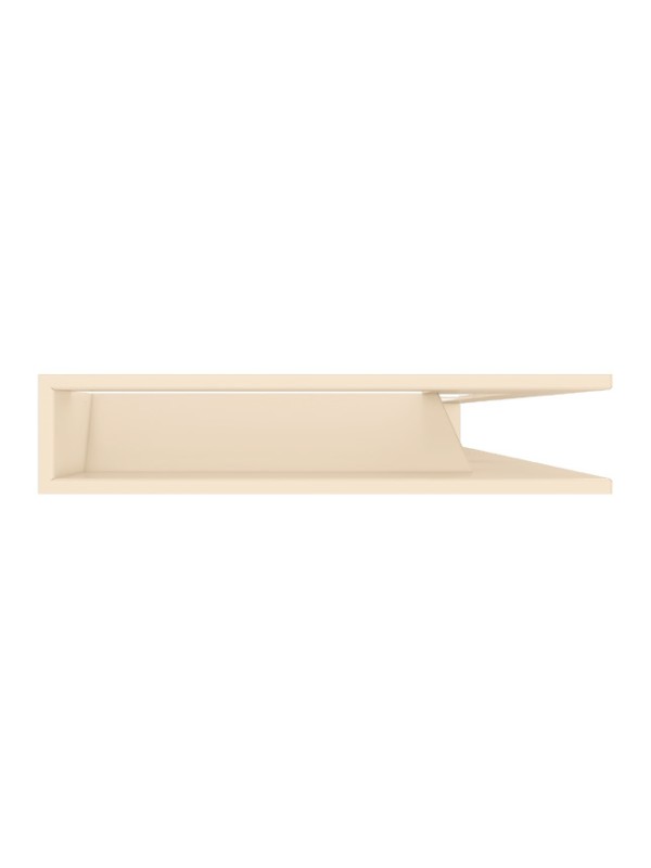 Griglia di ventilazione Angolare per camino 95x800x450 - Loft Angle destra crema