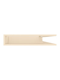 Griglia di ventilazione Angolare per camino 95x800x450 - Loft Angle destra crema