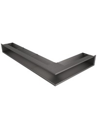 Griglia di ventilazione Angolare per camino 95x800x450 - Loft Angle sinistra grafite