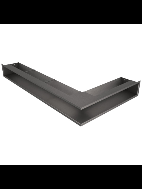 Griglia di ventilazione Angolare per camino 95x800x450 - Loft Angle sinistra grafite