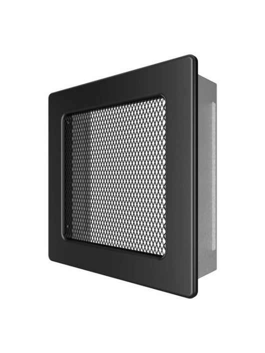 Griglia di ventilazione per camino Nera- Classic 17x17