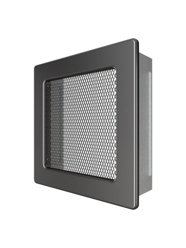Griglia di ventilazione per camino Grafite - Classic 17x17