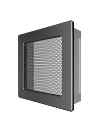 Griglia di ventilazione per camino Grafite - Classic 17x17