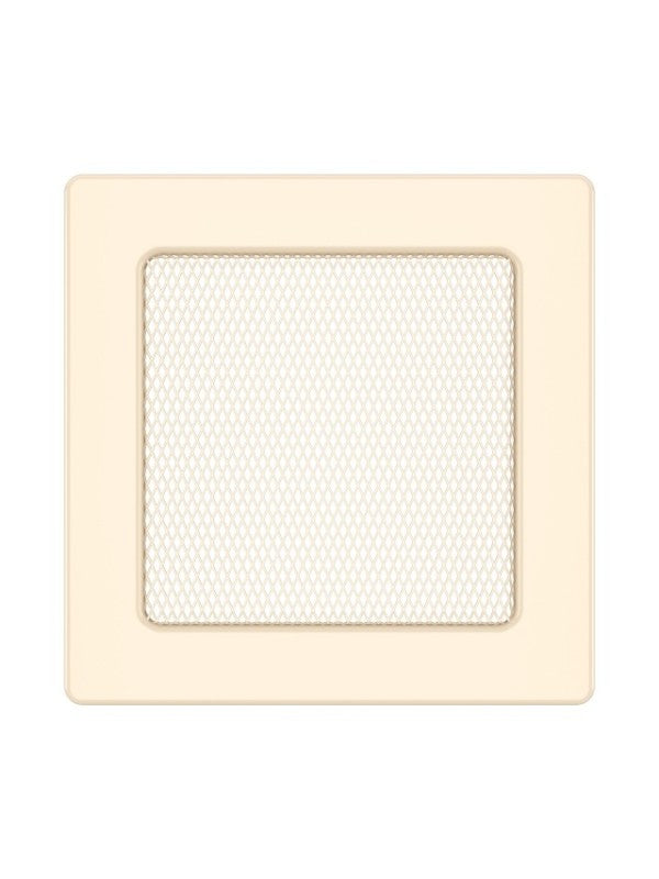 Griglia di ventilazione per camino Crema- Classic 17x17
