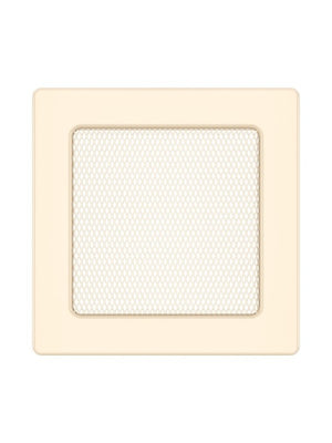 Griglia di ventilazione per camino Crema- Classic 17x17