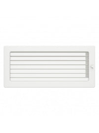 Griglia di ventilazione per camino 17x37 bianca con tapparelle avvolgibili