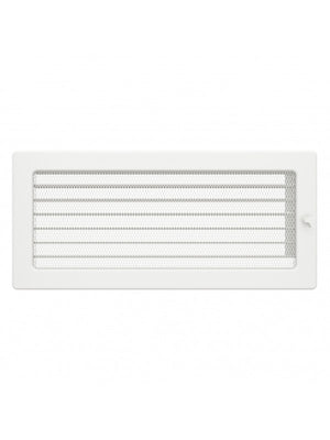 Griglia di ventilazione per camino 17x37 bianca con tapparelle avvolgibili