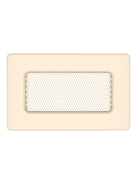 Griglia di ventilazione per camino Crema- Classic 11x17