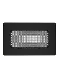 Griglia di ventilazione per camino Nera- Classic 11x17