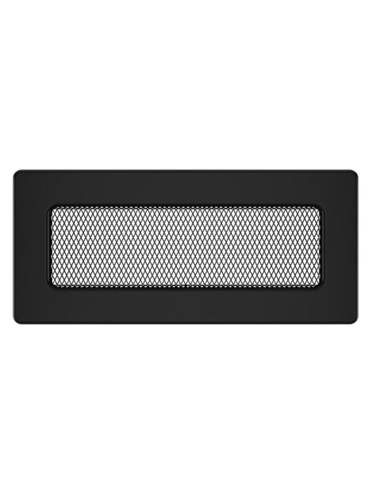Griglia di ventilazione per camino Nera- Classic 11x24