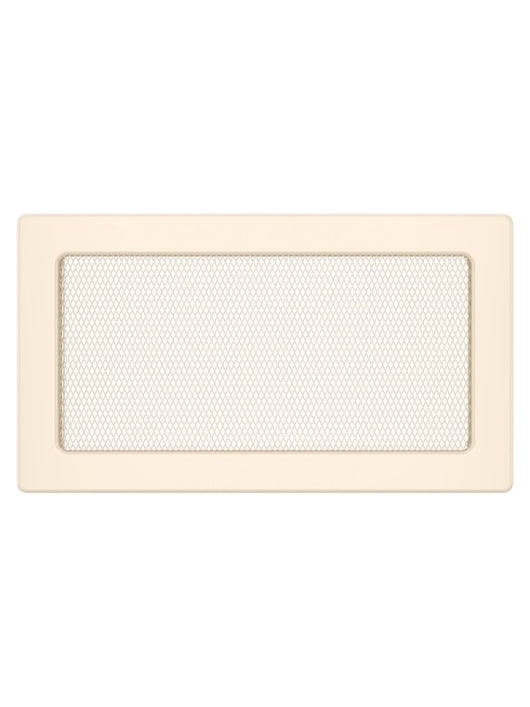 Griglia di ventilazione per camino Crema- Classic 17x30