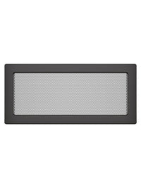 Griglia di ventilazione per camino Nera- Classic 17x37
