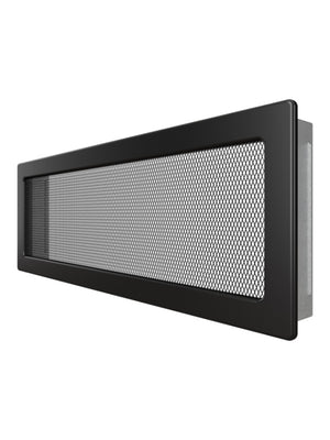 Griglia di ventilazione per camino Nera- Classic 17x49