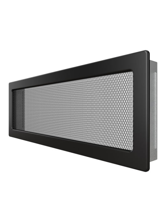 Griglia di ventilazione per camino Nera- Classic 17x49