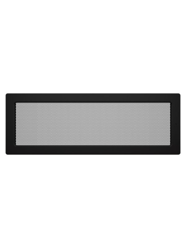 Griglia di ventilazione per camino Nera- Classic 17x49