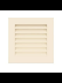 Griglia di ventilazione per camino Crema- Hide 17x17