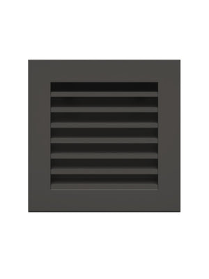 Griglia di ventilazione per camino Nera- Hide 17x17