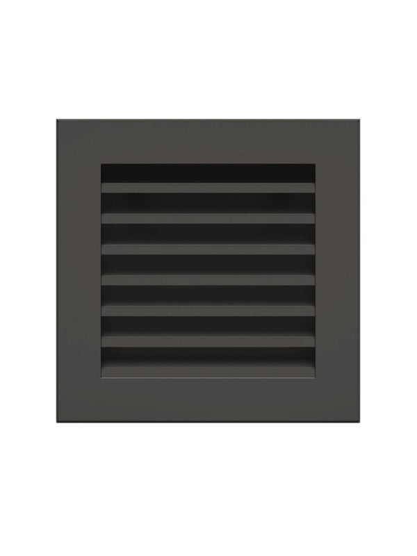 Griglia di ventilazione per camino Nera- Hide 17x17