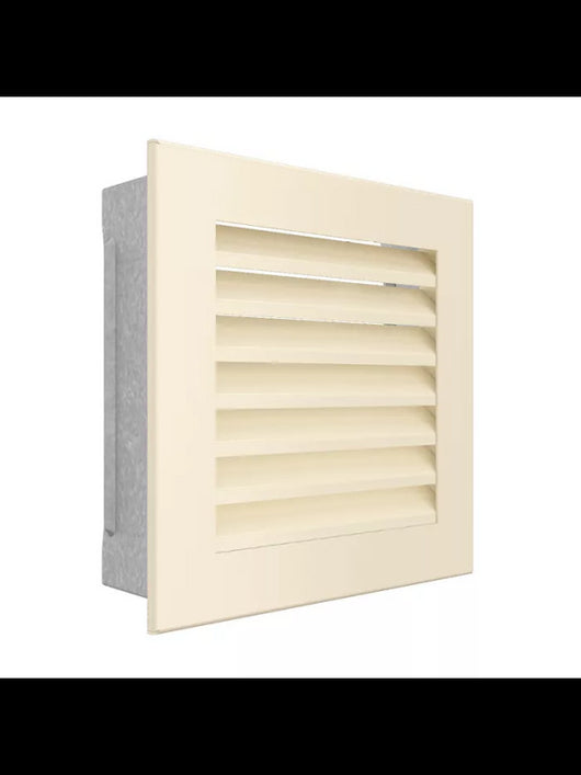 Griglia di ventilazione per camino Crema- Hide 17x17