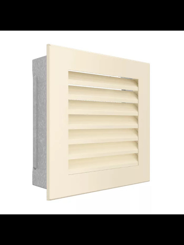 Griglia di ventilazione per camino Crema- Hide 17x17