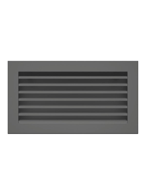 Griglia di ventilazione per camino Grafite - Hide 17x30