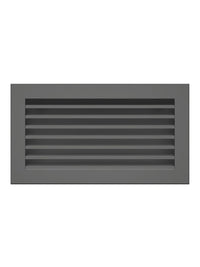 Griglia di ventilazione per camino Grafite - Hide 17x30