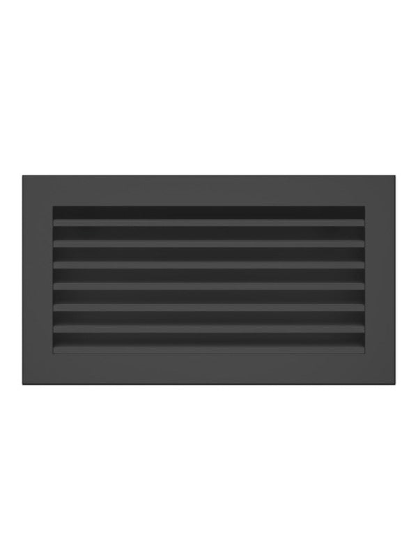 Griglia di ventilazione per camino Nera- Hide 17x30