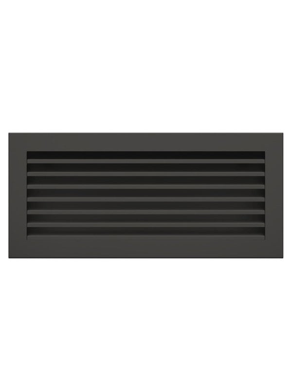 Griglia di ventilazione per camino Nera- Hide 17x37