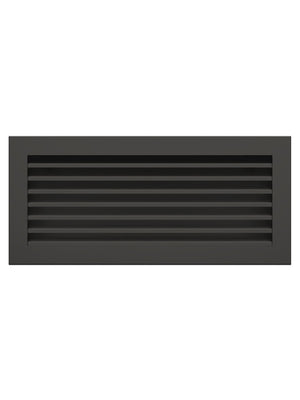 Griglia di ventilazione per camino Nera- Hide 17x37