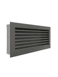 Griglia di ventilazione per camino Grafite - Hide 17x37