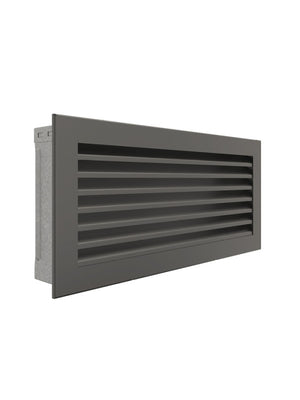 Griglia di ventilazione per camino Grafite - Hide 17x37