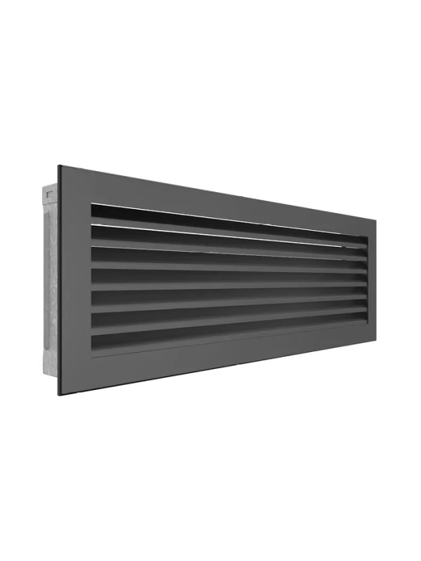 Griglia di ventilazione per camino Grafite - Hide 17x49