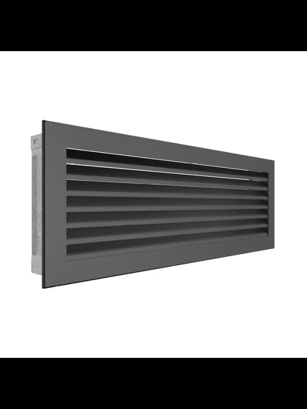 Griglia di ventilazione per camino Grafite - Hide 17x49