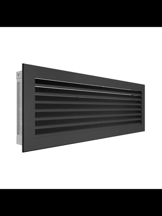 Griglia di ventilazione per camino Nera- Hide 17x49