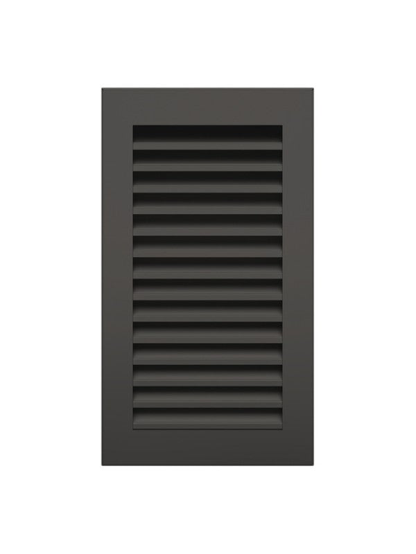 Griglia di ventilazione per camino Nera- Hide Verticale 30x17