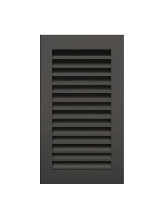 Griglia di ventilazione per camino Nera- Hide Verticale 30x17