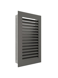 Griglia di ventilazione per camino Grafite - Hide Verticale 30x17