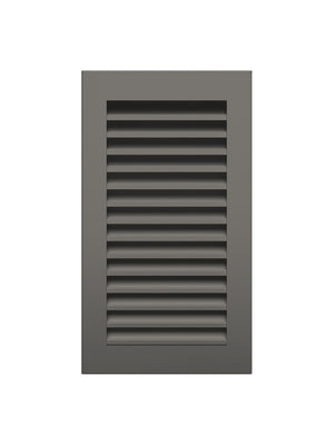 Griglia di ventilazione per camino Grafite - Hide Verticale 30x17